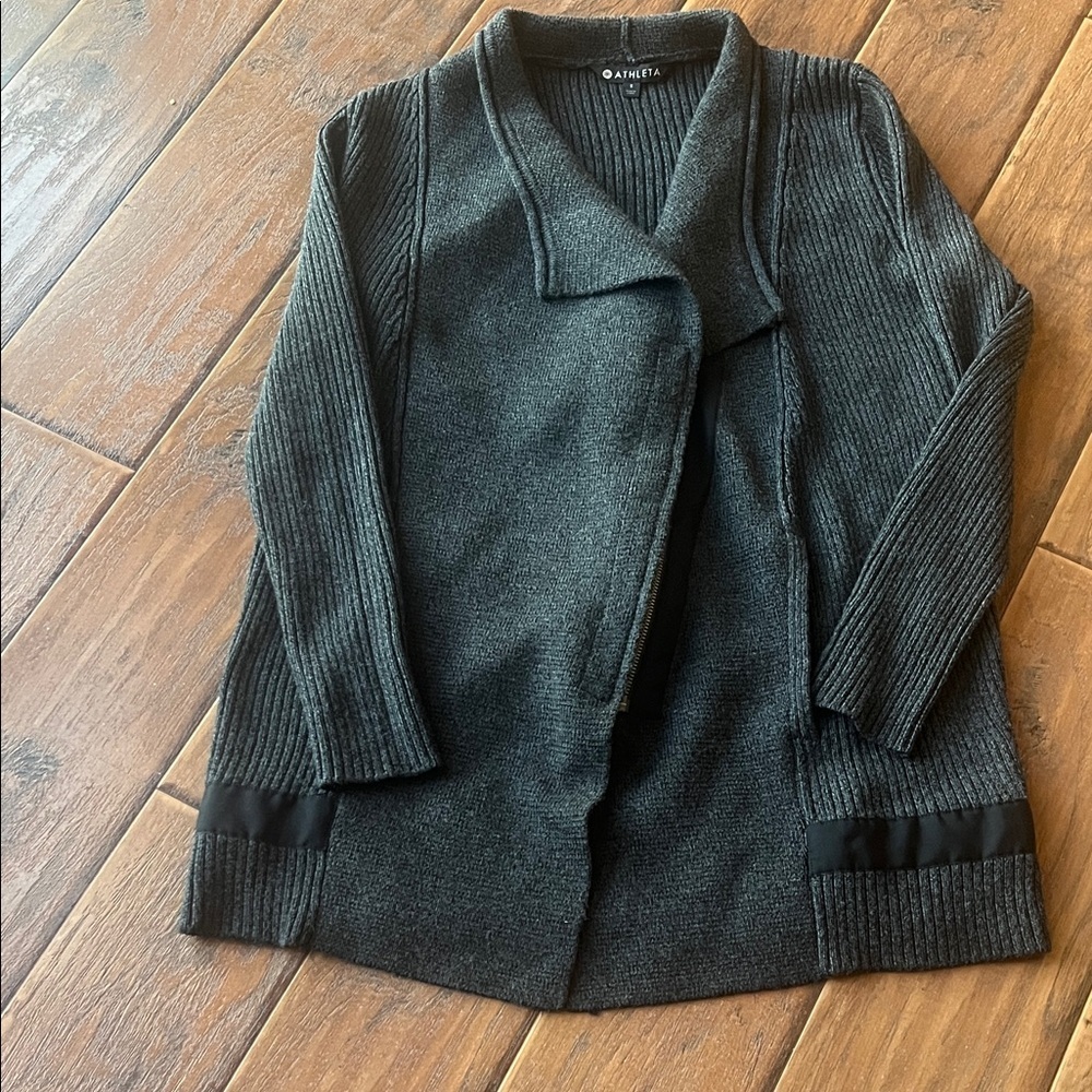 Athleta Charcoal Women's Cardigan - Size Small